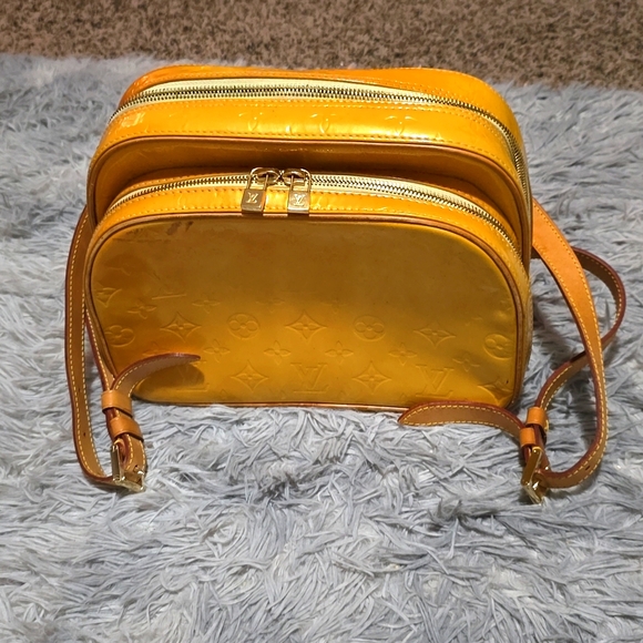 Louis Vuitton Yellow Marley Vernis 💛 Backpack (EUC)(SEE PICS)(RARE)(TH0920) - Picture 1 of 12